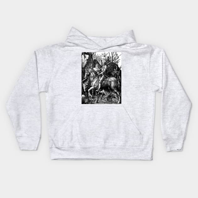 Knight, Death and the Devil - Albrecht Durer Kids Hoodie by themasters